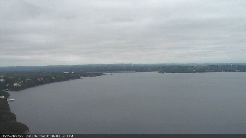 Lake Travis webcam, May 10, 2019 12:55 PM CT
