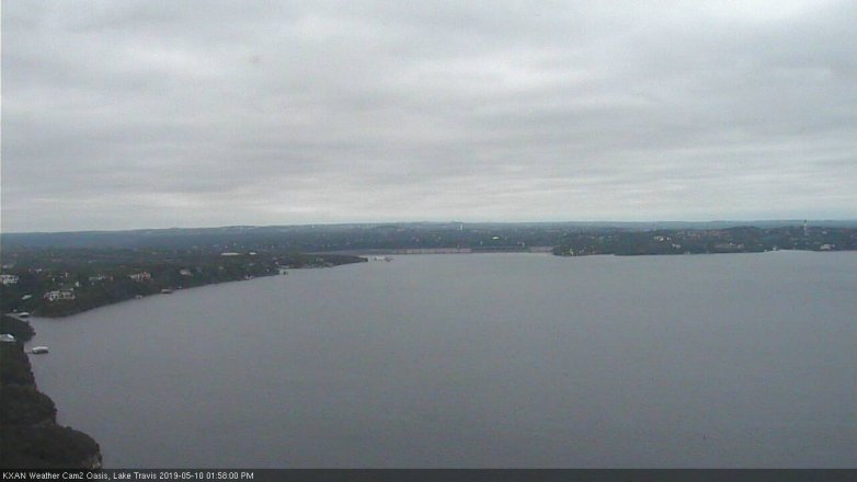 Lake Travis webcam, May 10, 2019 1:00 PM CT