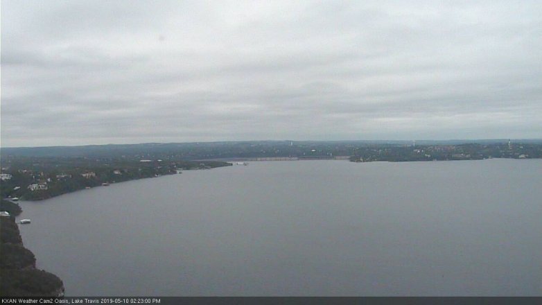 Lake Travis webcam, May 10, 2019 1:25 PM CT