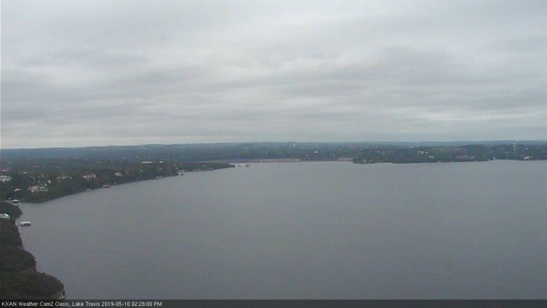 Lake Travis webcam, May 10, 2019 1:30 PM CT