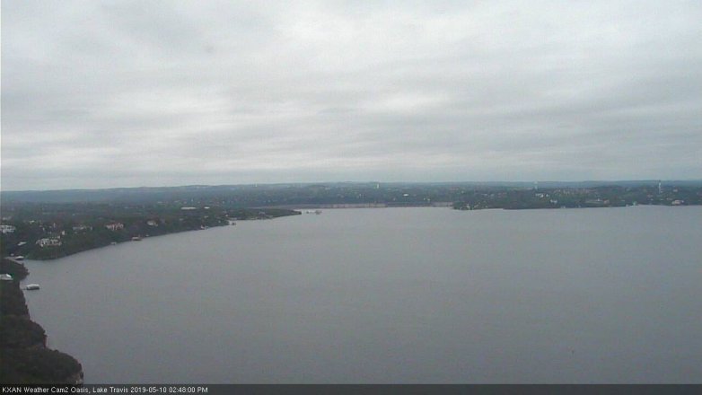 Lake Travis webcam, May 10, 2019 1:50 PM CT