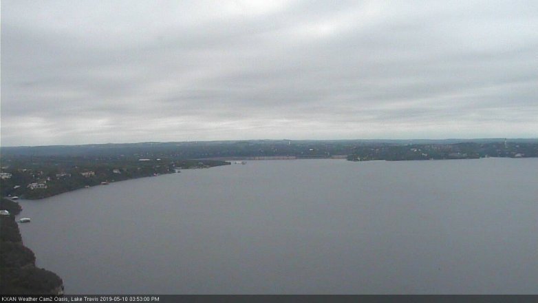 Lake Travis webcam, May 10, 2019 2:55 PM CT