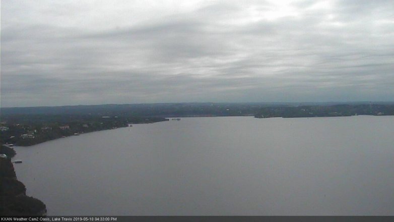 Lake Travis webcam, May 10, 2019 3:35 PM CT