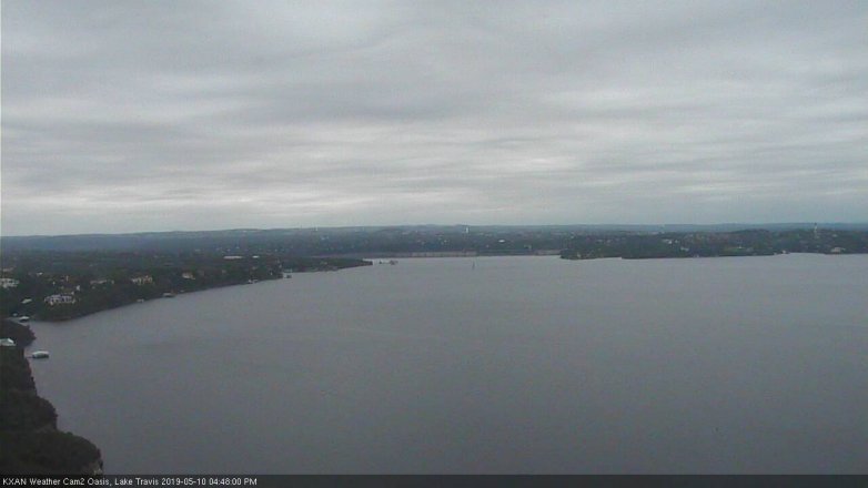 Lake Travis webcam, May 10, 2019 3:50 PM CT