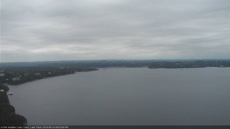 Lake Travis webcam, May 10, 2019 3:55 PM CT