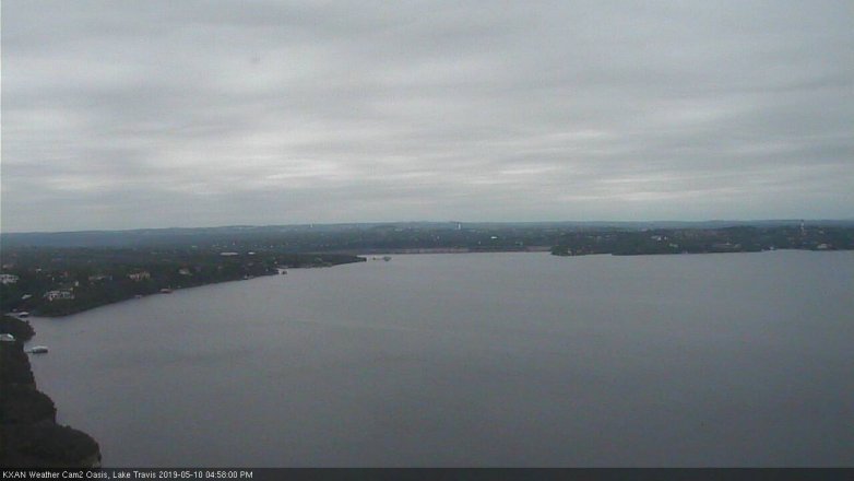 Lake Travis webcam, May 10, 2019 4:00 PM CT