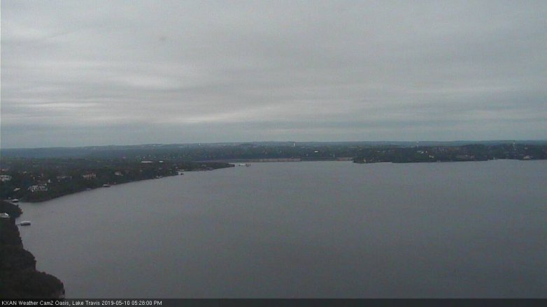 Lake Travis webcam, May 10, 2019 4:30 PM CT