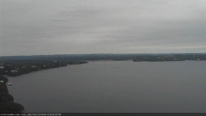 Lake Travis webcam, May 10, 2019 4:45 PM CT
