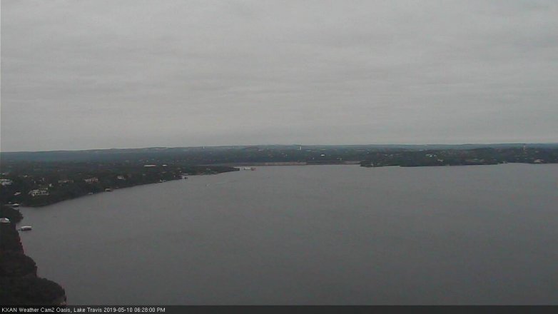 Lake Travis webcam, May 10, 2019 5:30 PM CT