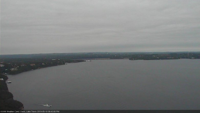 Lake Travis webcam, May 10, 2019 5:45 PM CT