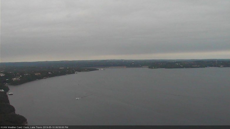 Lake Travis webcam, May 10, 2019 6:00 PM CT