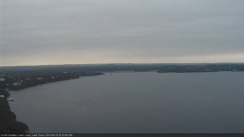 Lake Travis webcam, May 10, 2019 6:05 PM CT
