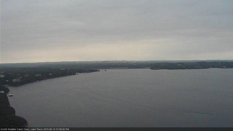 Lake Travis webcam, May 10, 2019 6:10 PM CT