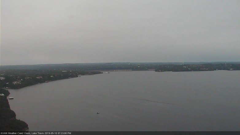 Lake Travis webcam, May 10, 2019 6:25 PM CT