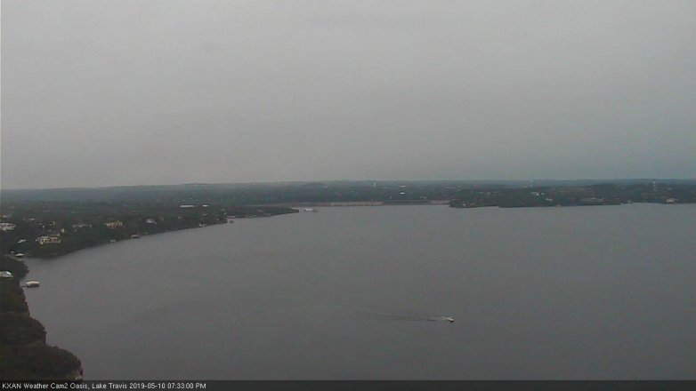 Lake Travis webcam, May 10, 2019 6:35 PM CT