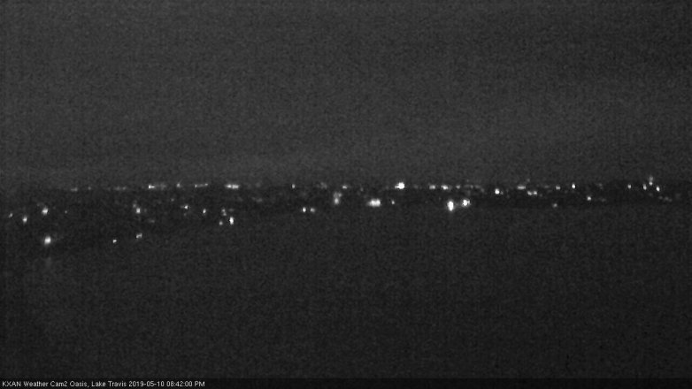 Lake Travis webcam, May 10, 2019 7:45 PM CT