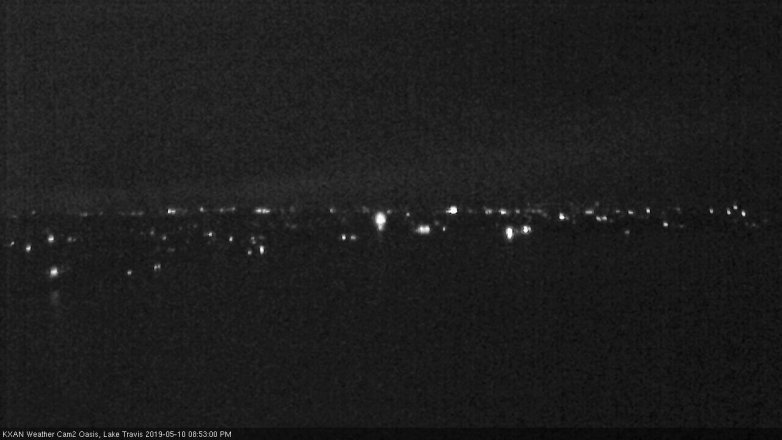 Lake Travis webcam, May 10, 2019 7:55 PM CT