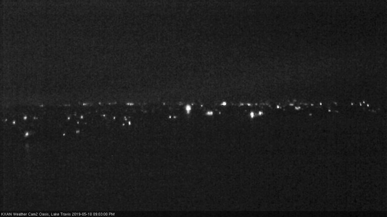 Lake Travis webcam, May 10, 2019 8:05 PM CT