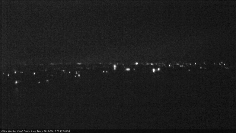 Lake Travis webcam, May 10, 2019 8:20 PM CT