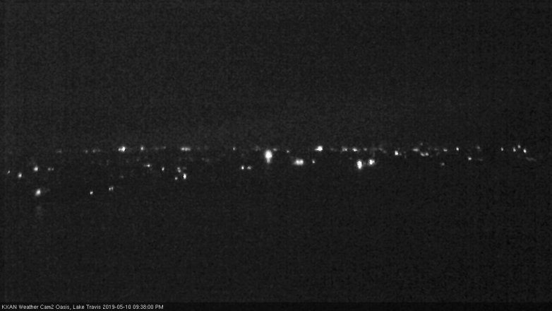 Lake Travis webcam, May 10, 2019 8:40 PM CT