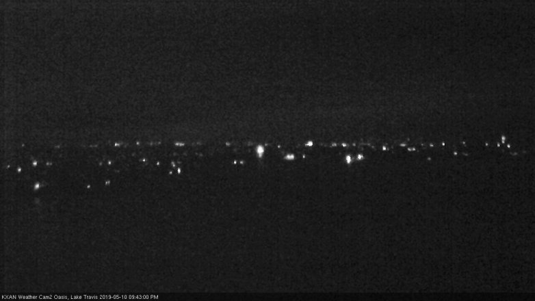 Lake Travis webcam, May 10, 2019 8:45 PM CT