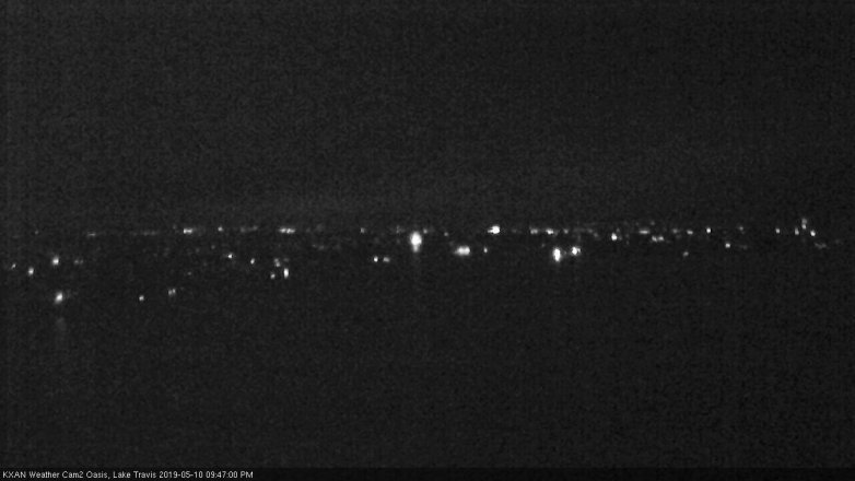 Lake Travis webcam, May 10, 2019 8:50 PM CT