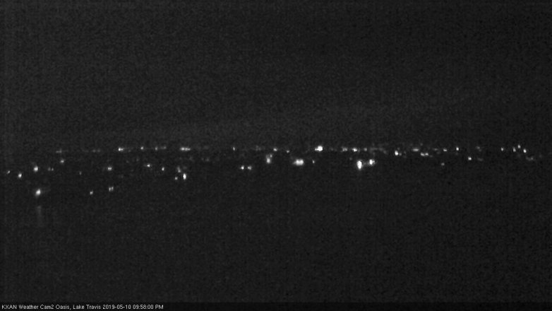 Lake Travis webcam, May 10, 2019 9:00 PM CT