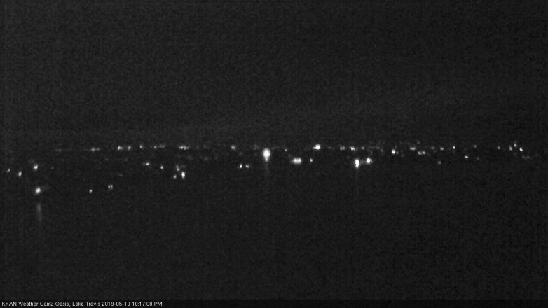 Lake Travis webcam, May 10, 2019 9:20 PM CT