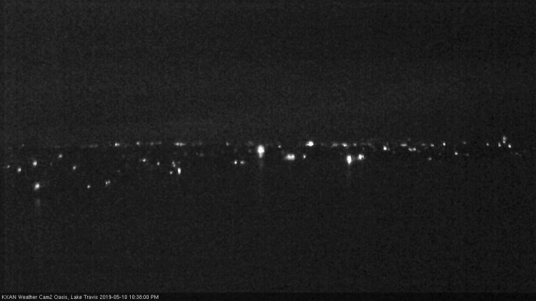 Lake Travis webcam, May 10, 2019 9:40 PM CT
