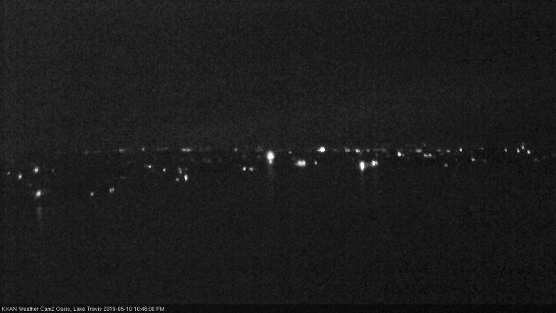 Lake Travis webcam, May 10, 2019 9:50 PM CT