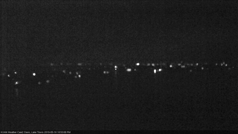 Lake Travis webcam, May 10, 2019 9:55 PM CT