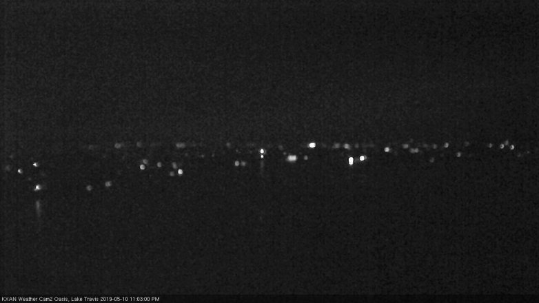 Lake Travis webcam, May 10, 2019 10:05 PM CT