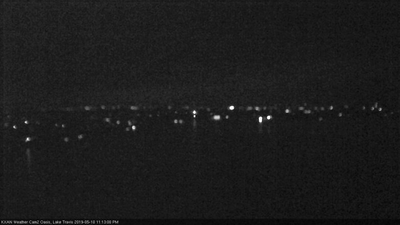 Lake Travis webcam, May 10, 2019 10:15 PM CT