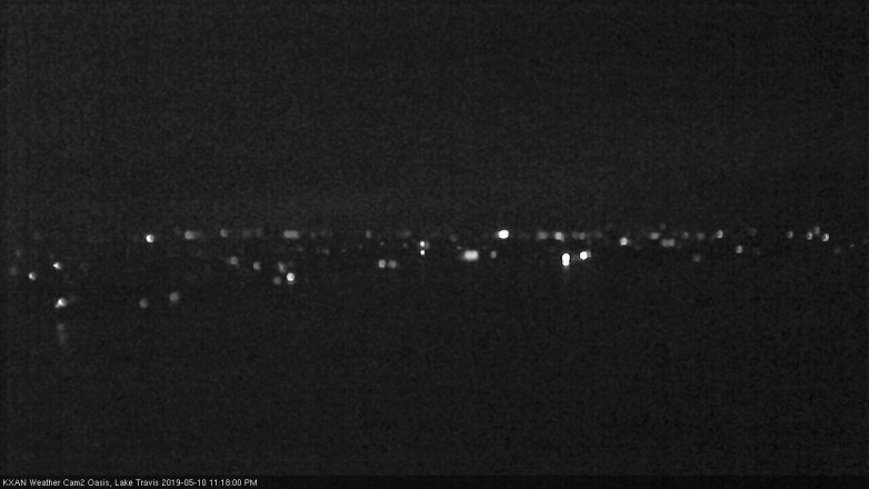 Lake Travis webcam, May 10, 2019 10:20 PM CT