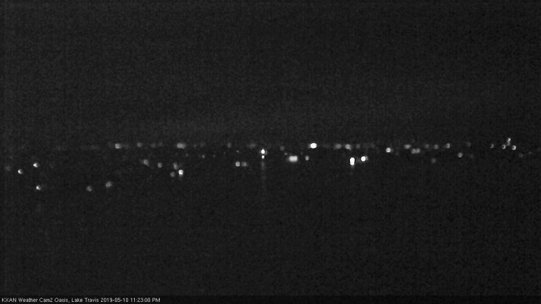 Lake Travis webcam, May 10, 2019 10:25 PM CT