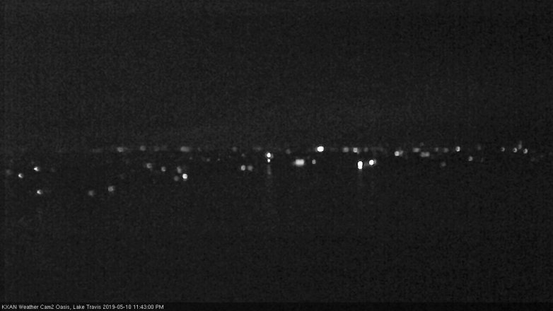 Lake Travis webcam, May 10, 2019 10:45 PM CT