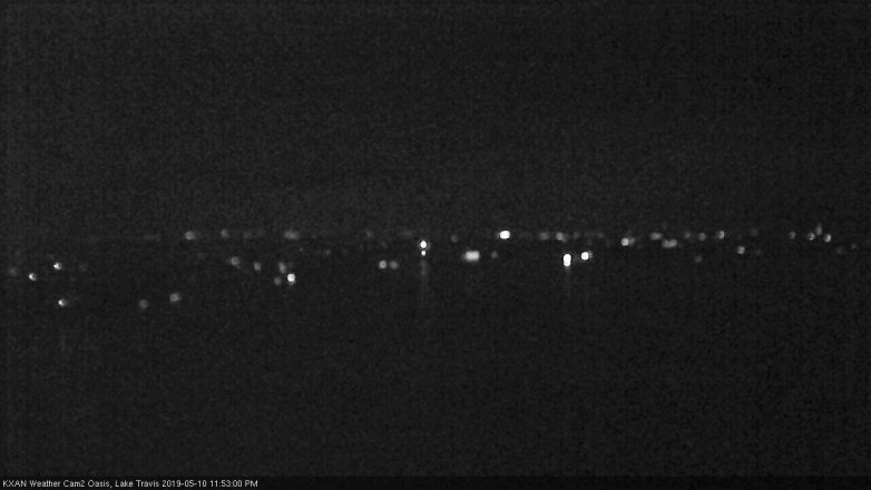 Lake Travis webcam, May 10, 2019 10:55 PM CT
