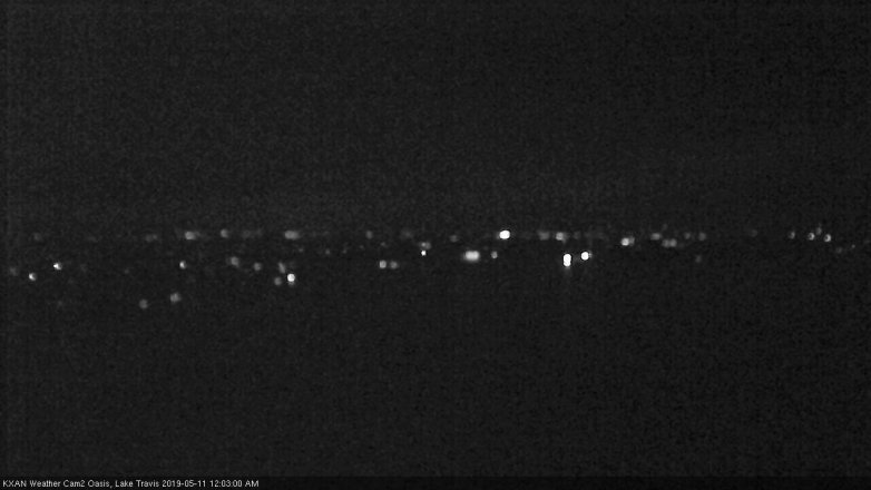 Lake Travis webcam, May 10, 2019 11:05 PM CT