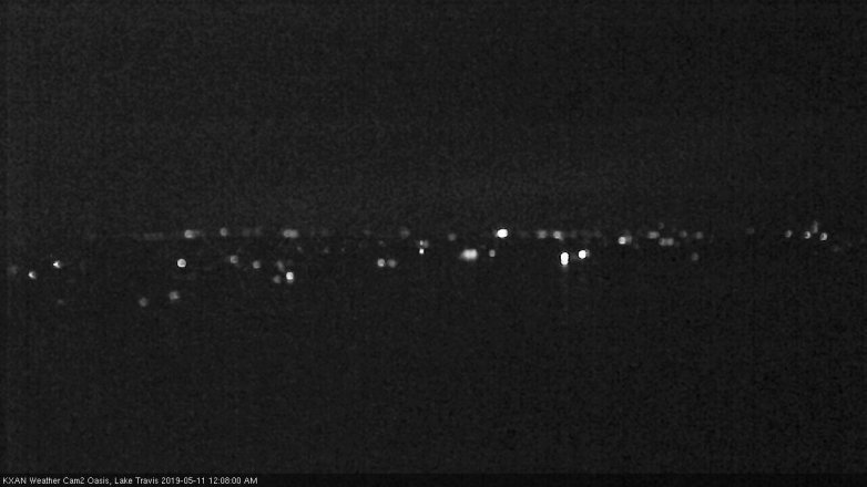 Lake Travis webcam, May 10, 2019 11:10 PM CT