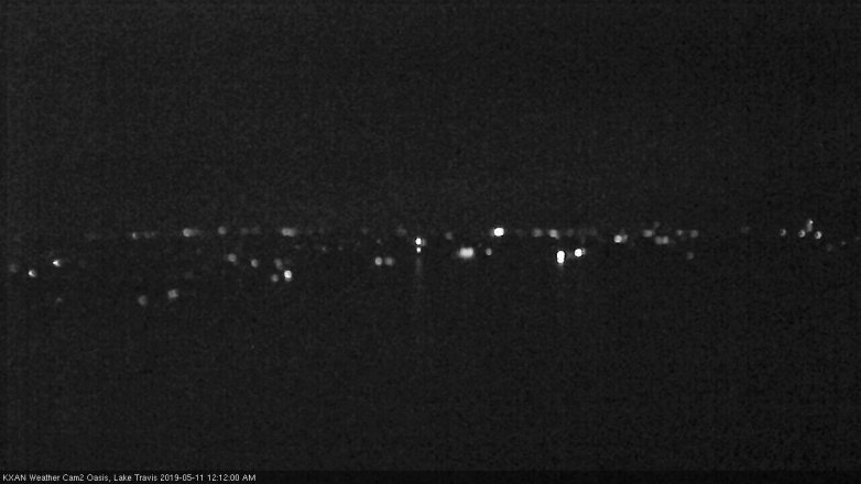 Lake Travis webcam, May 10, 2019 11:15 PM CT