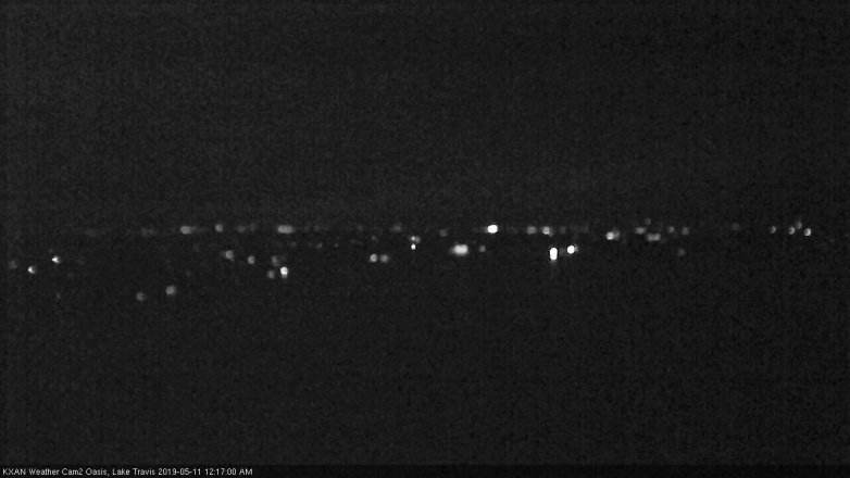 Lake Travis webcam, May 10, 2019 11:20 PM CT