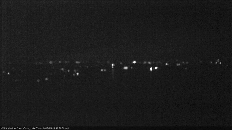 Lake Travis webcam, May 10, 2019 11:30 PM CT