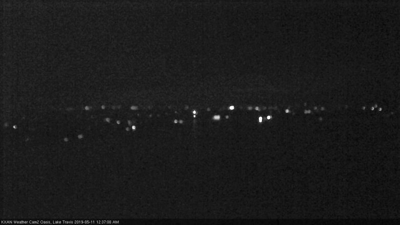 Lake Travis webcam, May 10, 2019 11:40 PM CT