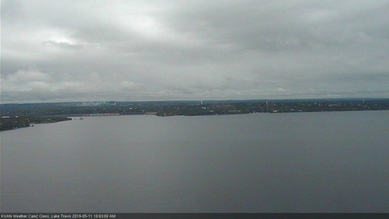 Lake Travis webcam, May 11, 2019 9:05 AM CT