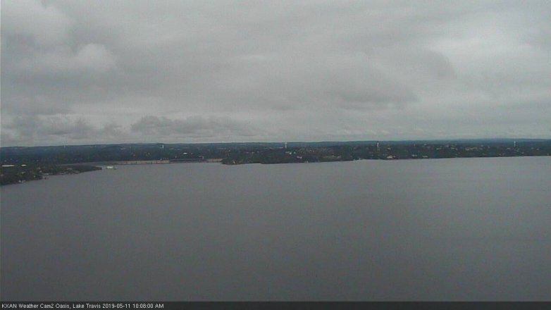 Lake Travis webcam, May 11, 2019 9:10 AM CT