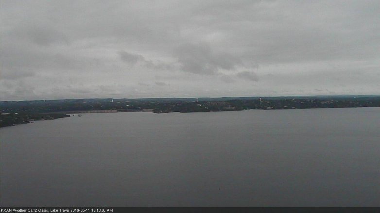 Lake Travis webcam, May 11, 2019 9:15 AM CT