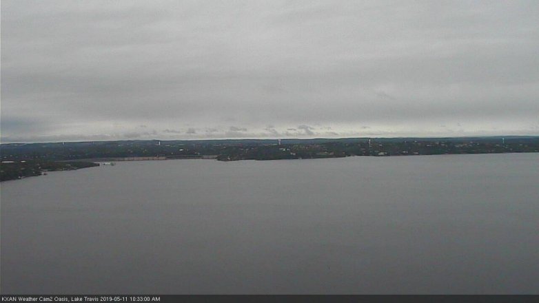 Lake Travis webcam, May 11, 2019 9:35 AM CT