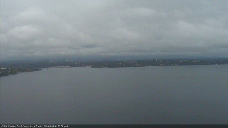 Lake Travis webcam, May 11, 2019 10:25 AM CT