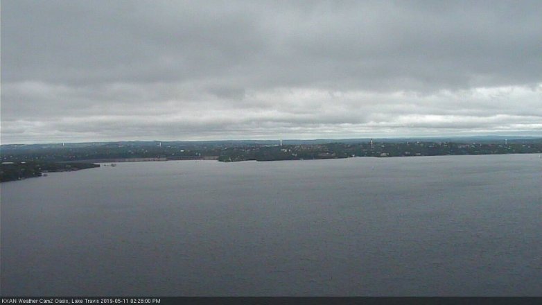 Lake Travis webcam, May 11, 2019 1:30 PM CT
