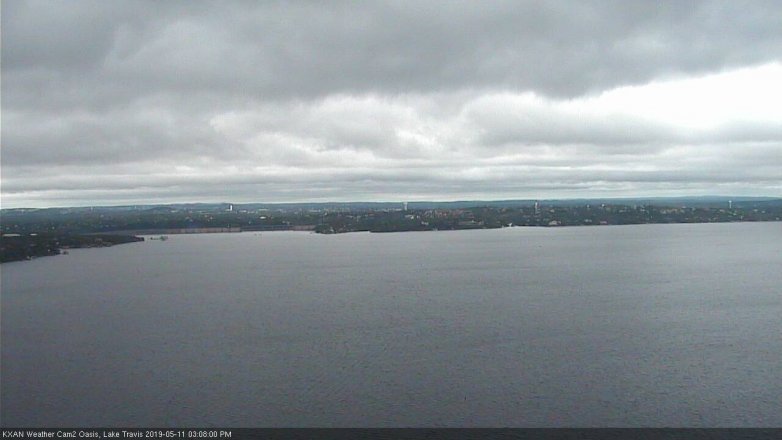 Lake Travis webcam, May 11, 2019 2:10 PM CT
